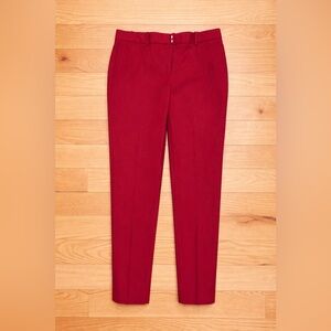 GAP Women's Classic Red Straight Leg Pants